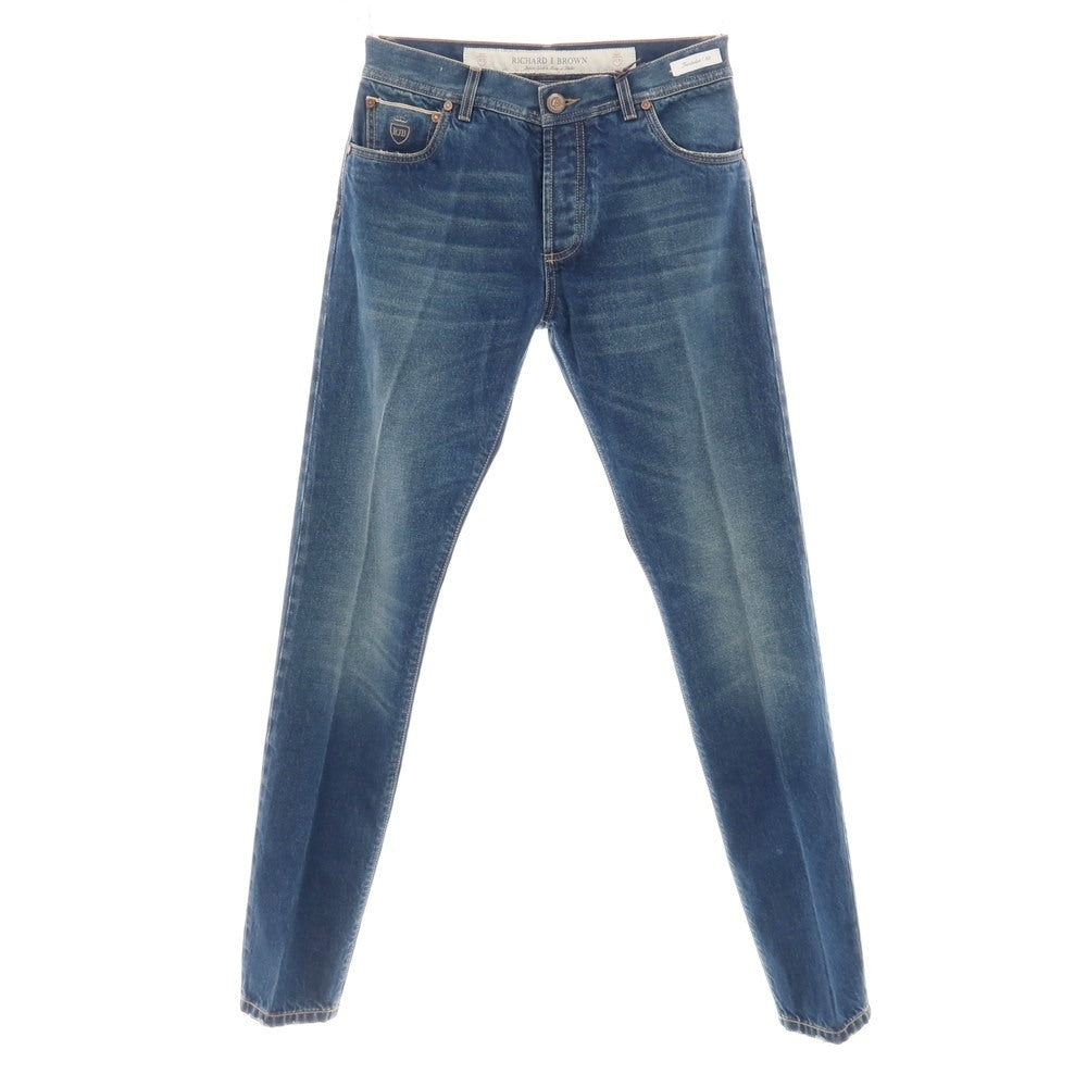 【中古】【未使用】リチャード ジェイ ブラウン RICHARD J BROWN Steve コットン デニムパンツ ジーンズ ブルー系【サイズ32】【 状態ランクS 】【 メンズ 】