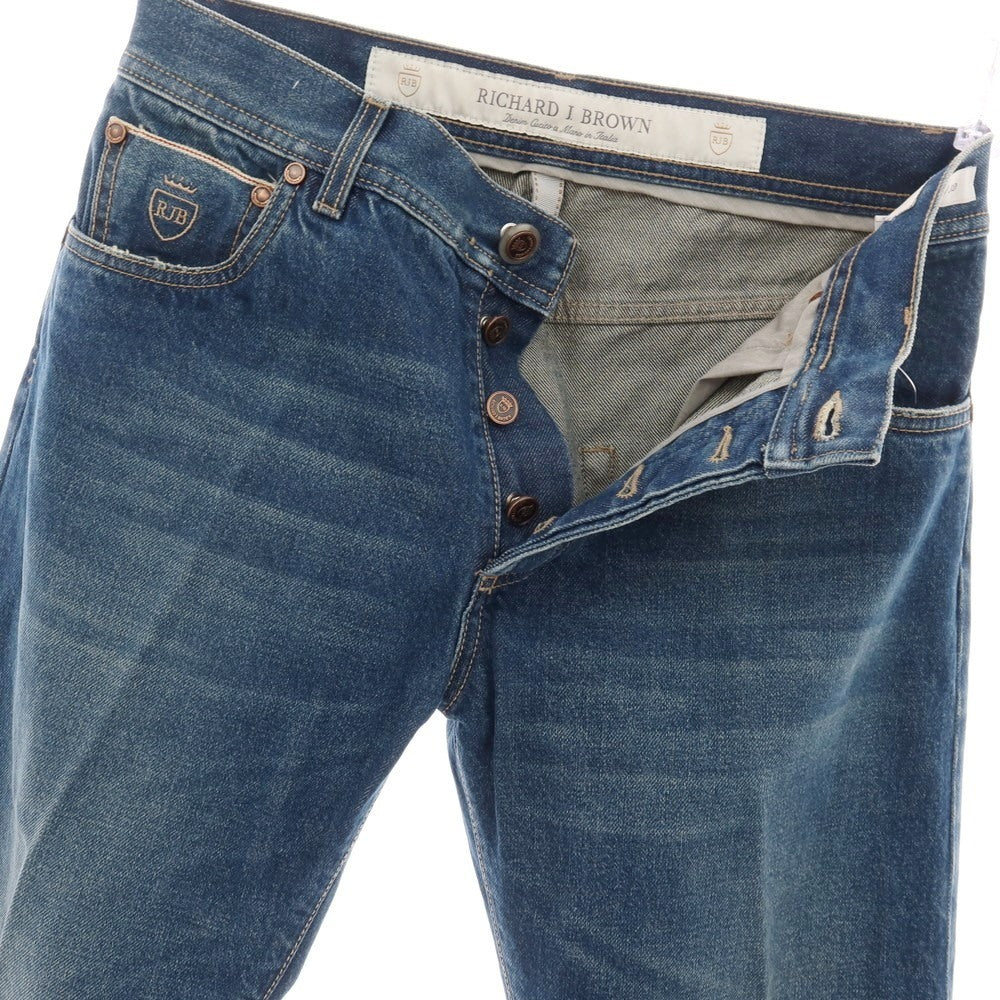 【中古】【未使用】リチャード ジェイ ブラウン RICHARD J BROWN Steve コットン デニムパンツ ジーンズ ブルー系【サイズ32】【 状態ランクS 】【 メンズ 】