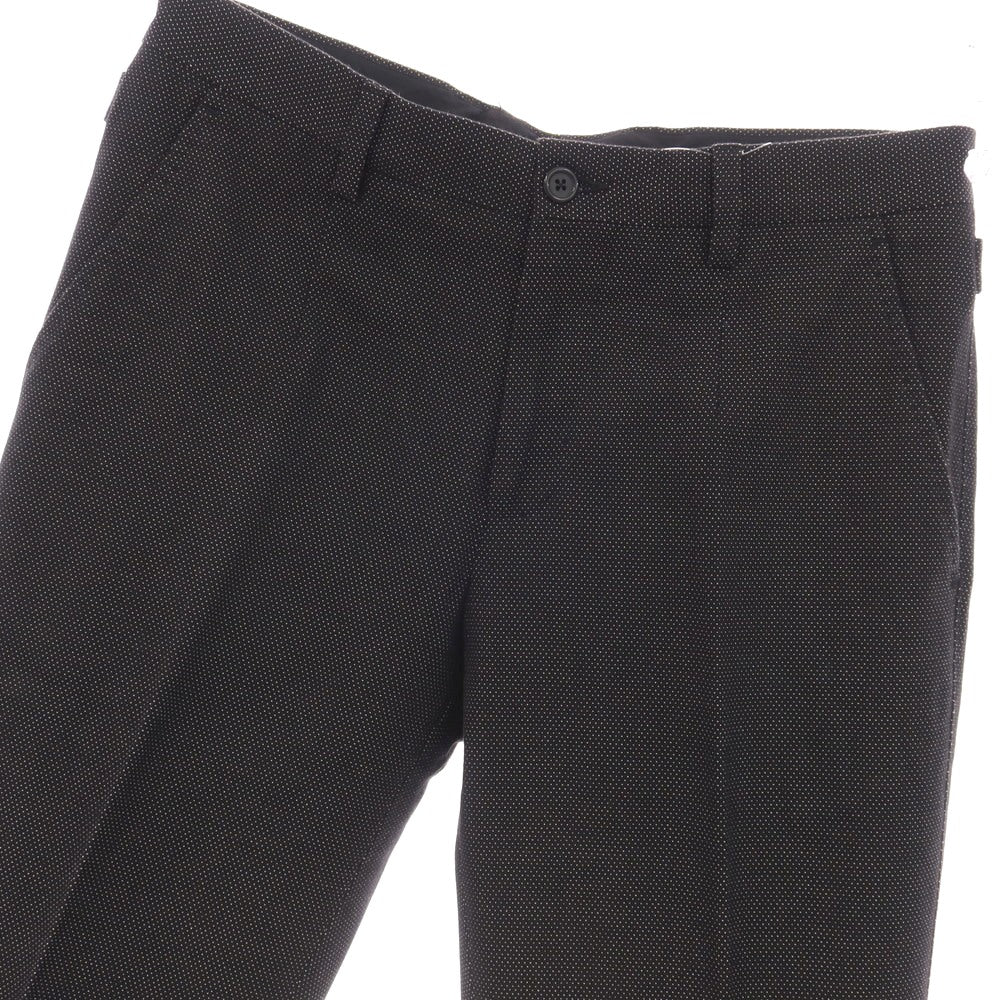 【中古】ドルチェアンドガッバーナ DOLCE&amp;GABBANA コットン ドット カジュアルスラックスパンツ ブラックxホワイト【サイズ44】【 状態ランクB 】【 メンズ 】