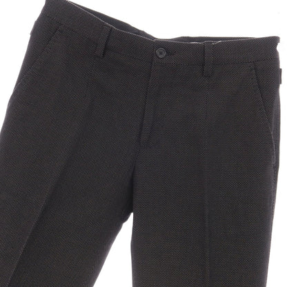 【中古】ドルチェアンドガッバーナ DOLCE&amp;GABBANA コットン ドット カジュアルスラックスパンツ ブラックxホワイト【サイズ44】【 状態ランクB 】【 メンズ 】
