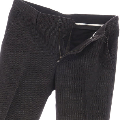 【中古】ドルチェアンドガッバーナ DOLCE&amp;GABBANA コットン ドット カジュアルスラックスパンツ ブラックxホワイト【サイズ44】【 状態ランクB 】【 メンズ 】
