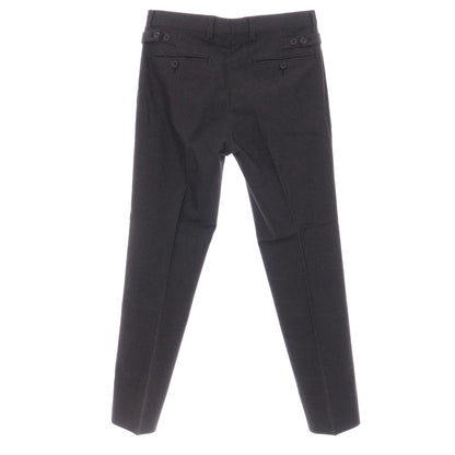 【中古】ドルチェアンドガッバーナ DOLCE&amp;GABBANA コットン ドット カジュアルスラックスパンツ ブラックxホワイト【サイズ44】【 状態ランクB 】【 メンズ 】