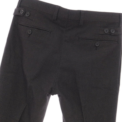 【中古】ドルチェアンドガッバーナ DOLCE&amp;GABBANA コットン ドット カジュアルスラックスパンツ ブラックxホワイト【サイズ44】【 状態ランクB 】【 メンズ 】