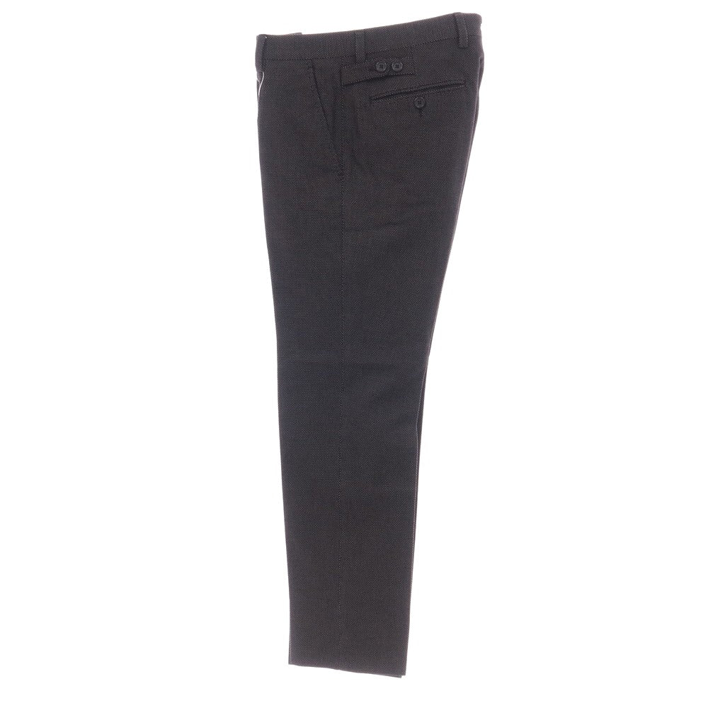【中古】ドルチェアンドガッバーナ DOLCE&amp;GABBANA コットン ドット カジュアルスラックスパンツ ブラックxホワイト【サイズ44】【 状態ランクB 】【 メンズ 】