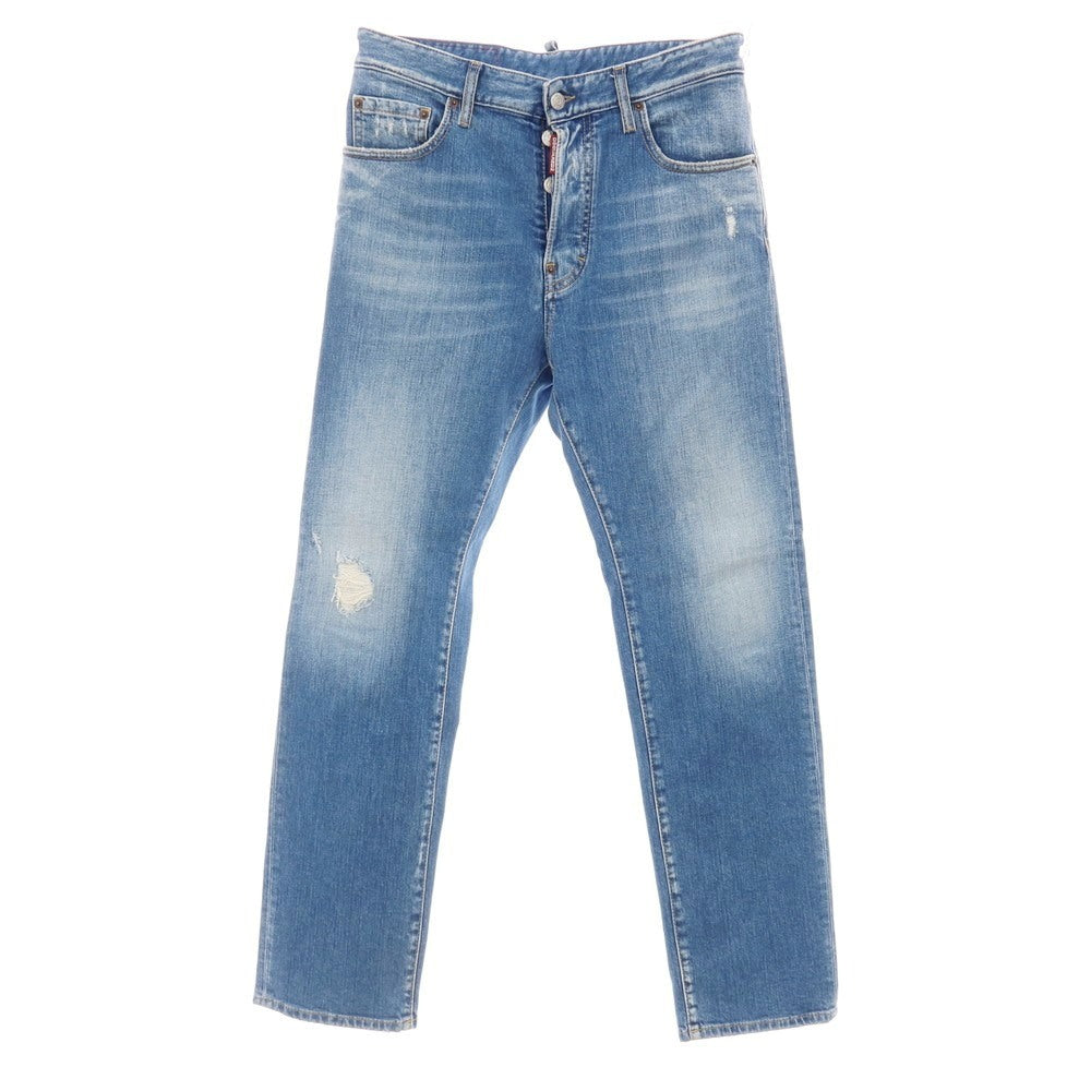 【中古】ディースクエアード DSQUARED2 ストレッチ コットン デニムパンツ ジーンズ ブルー【サイズ46】【 状態ランクB 】【 メンズ 】