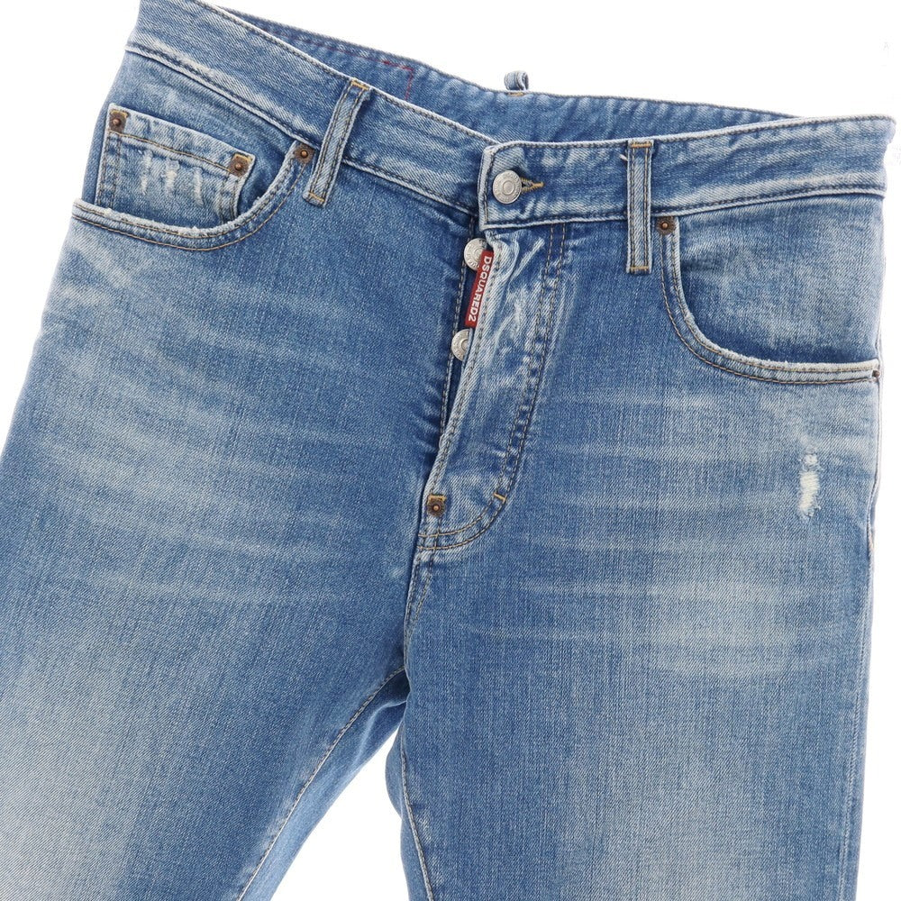【中古】ディースクエアード DSQUARED2 ストレッチ コットン デニムパンツ ジーンズ ブルー【サイズ46】【 状態ランクB 】【 メンズ 】