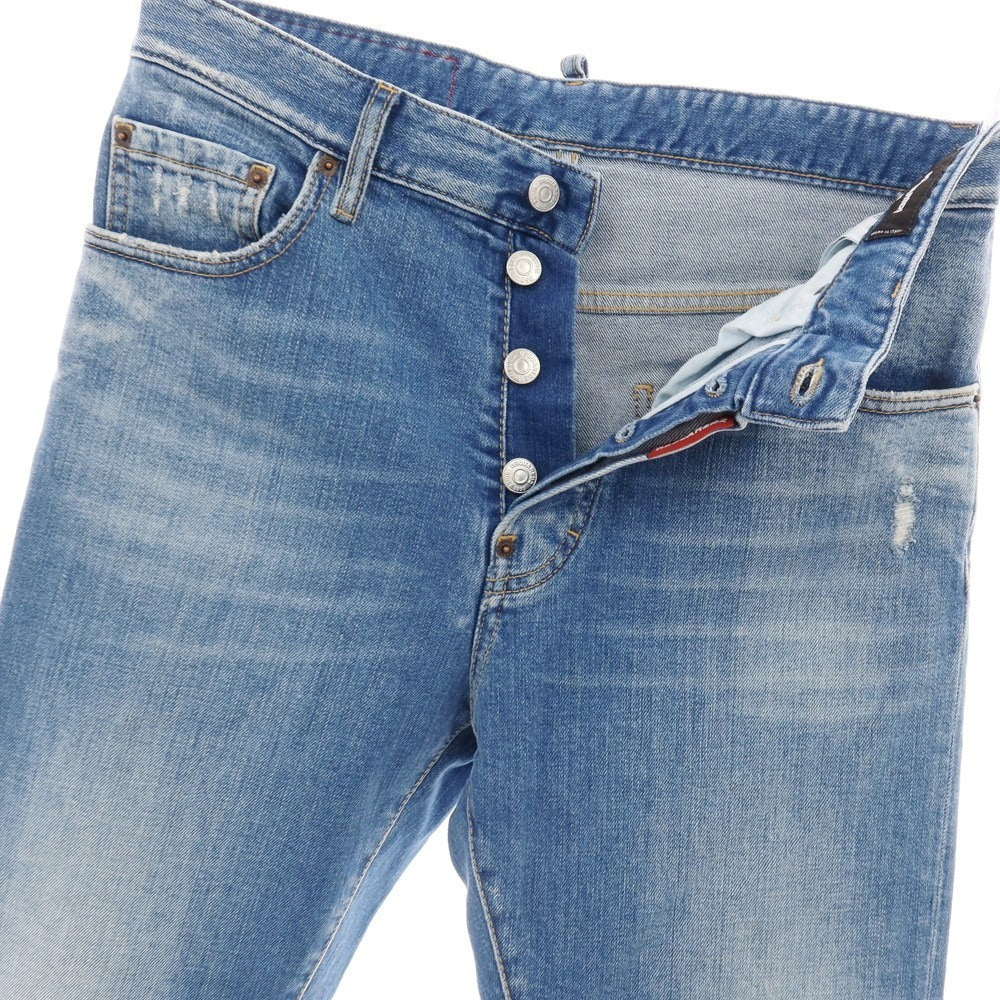 【中古】ディースクエアード DSQUARED2 ストレッチ コットン デニムパンツ ジーンズ ブルー【サイズ46】【 状態ランクB 】【 メンズ 】