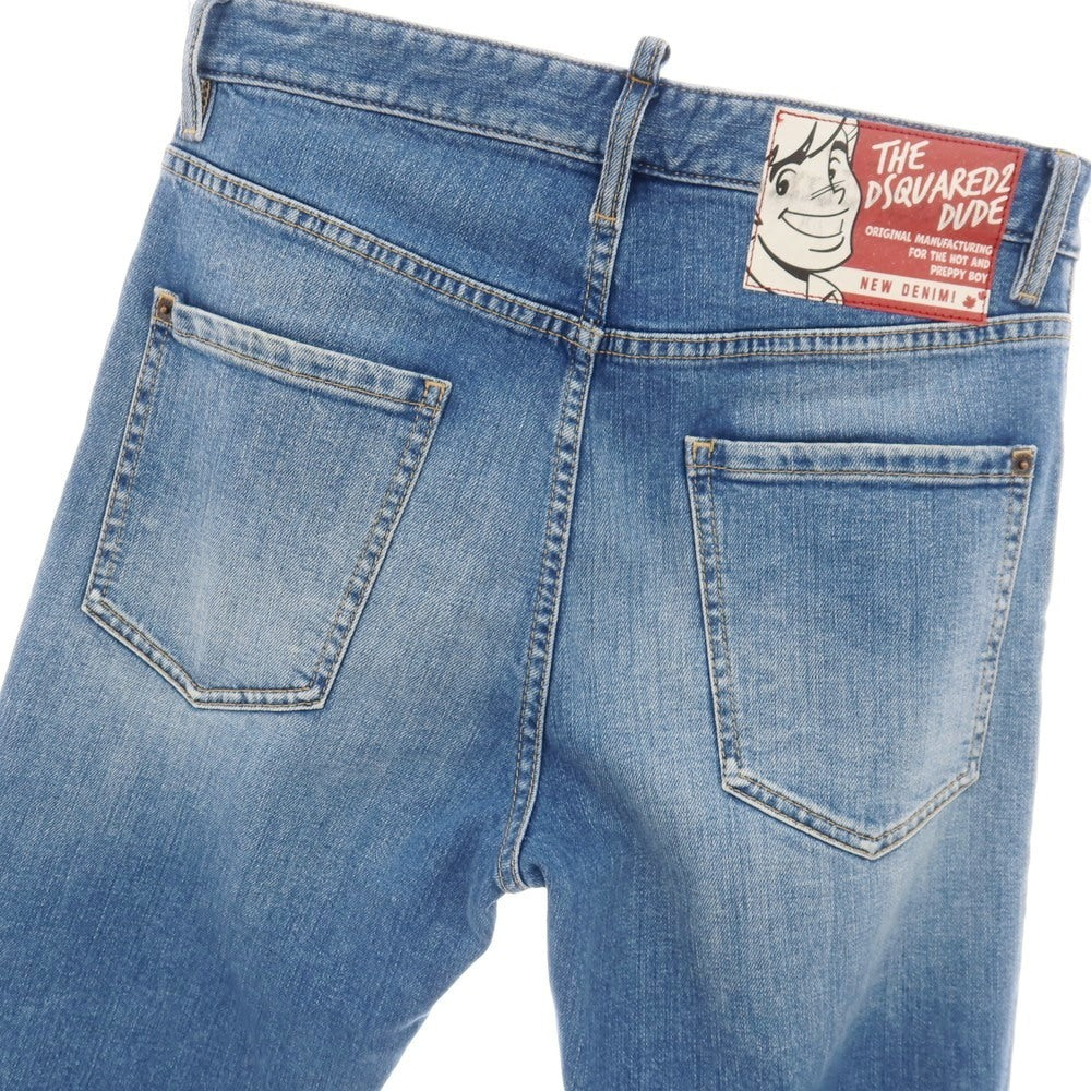 【中古】ディースクエアード DSQUARED2 ストレッチ コットン デニムパンツ ジーンズ ブルー【サイズ46】【 状態ランクB 】【 メンズ 】