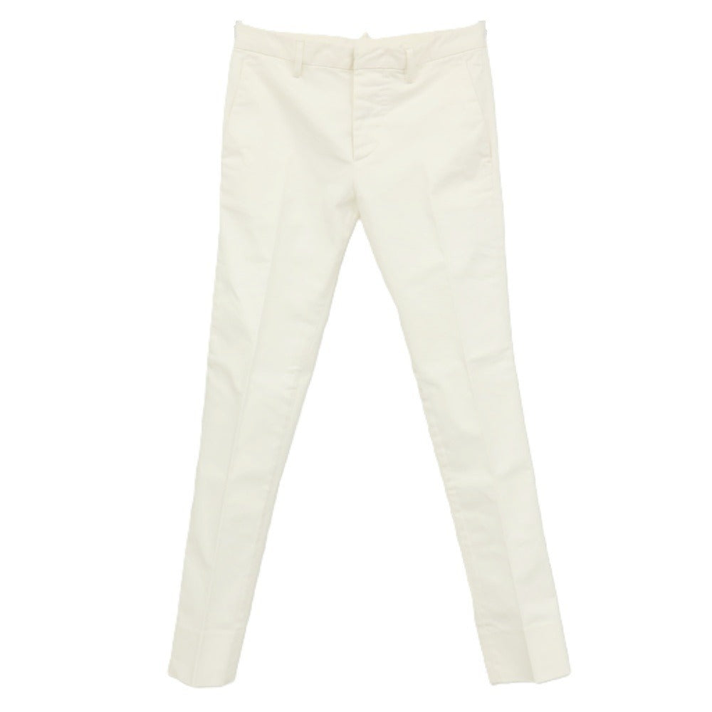 【中古】ディースクエアード DSQUARED2 ストレッチ ツイルコットン カジュアルスラックスパンツ ホワイト【サイズ42】【 状態ランクB 】【 メンズ 】