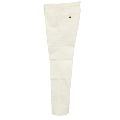 【中古】ディースクエアード DSQUARED2 ストレッチ ツイルコットン カジュアルスラックスパンツ ホワイト【サイズ42】【 状態ランクB 】【 メンズ 】