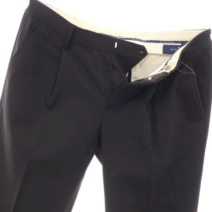 【中古】アントレアミ ENTRE AMIS ストレッチ ウールポリエステル ドレススラックスパンツ ブラック【サイズ32】【 状態ランクC 】【 メンズ 】