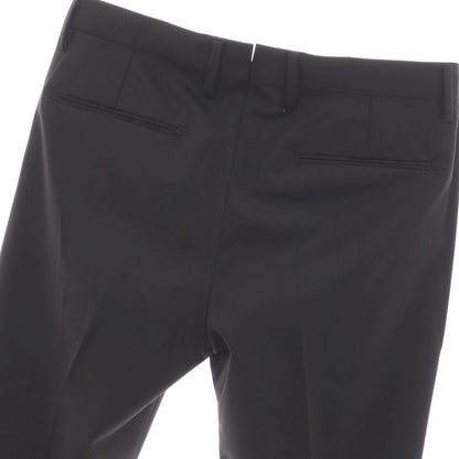 【中古】アントレアミ ENTRE AMIS ストレッチ ウールポリエステル ドレススラックスパンツ ブラック【サイズ32】【 状態ランクC 】【 メンズ 】