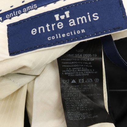 【中古】アントレアミ ENTRE AMIS ストレッチ ウールポリエステル ドレススラックスパンツ ブラック【サイズ32】【 状態ランクC 】【 メンズ 】