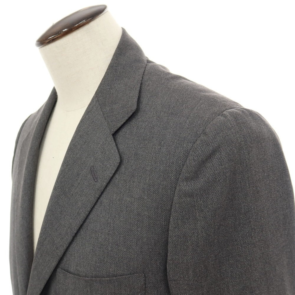 【中古】キートン Kiton ウールシルク 3B テーラードジャケット グレー【サイズ50】【 状態ランクD 】【 メンズ 】