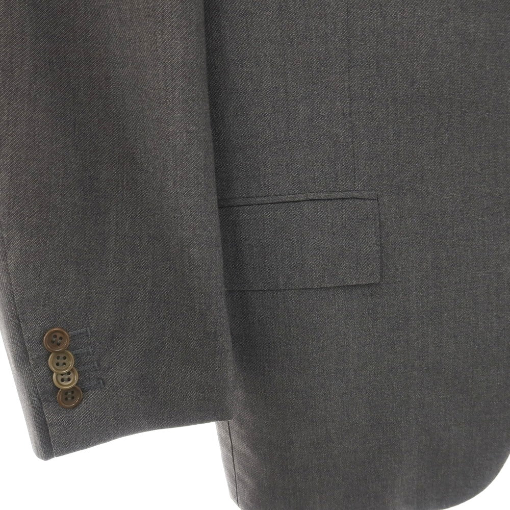 【中古】キートン Kiton ウールシルク 3B テーラードジャケット グレー【サイズ50】【 状態ランクD 】【 メンズ 】