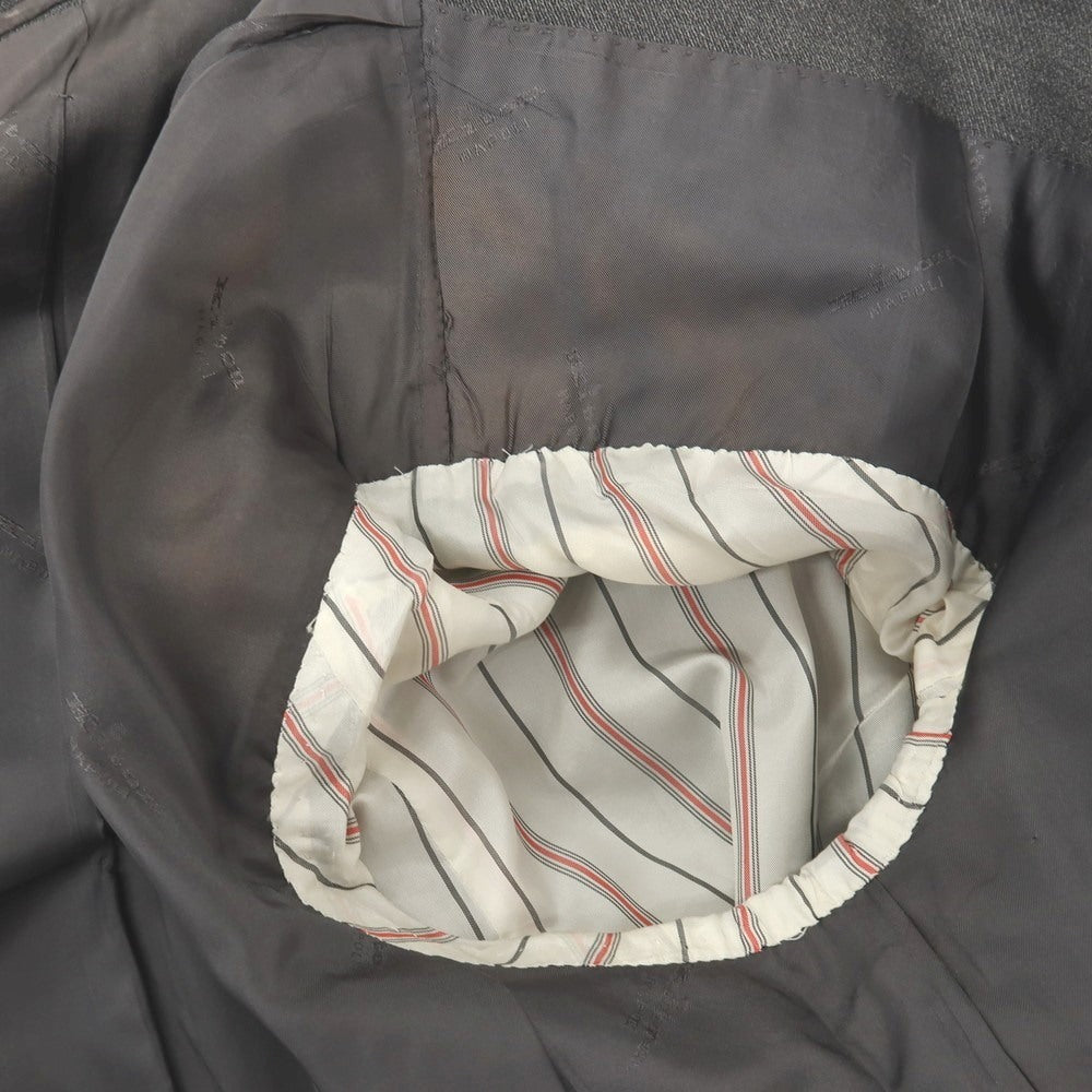 【中古】キートン Kiton ウールシルク 3B テーラードジャケット グレー【サイズ50】【 状態ランクD 】【 メンズ 】