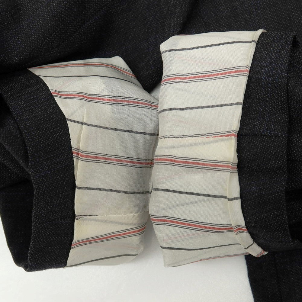 【中古】キートン Kiton SUPER150’S ウール チェック 3B テーラードジャケット チャコールグレーxブルー【サイズ50】【 状態ランクD 】【 メンズ 】