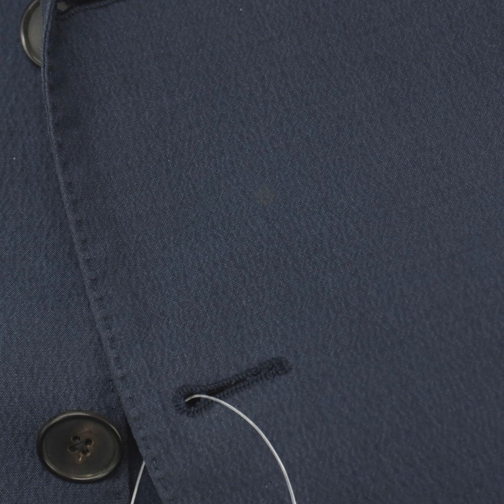 【中古】ラルディーニ LARDINI easy wear コットンポリウレタン 3つボタンスーツ セットアップ ネイビー【サイズ46 REG】【 状態ランクD 】【 メンズ 】