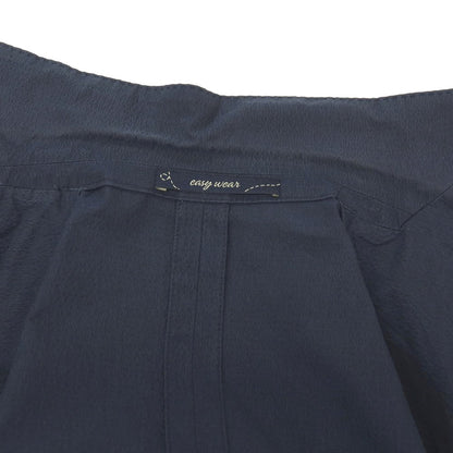 【中古】ラルディーニ LARDINI easy wear コットンポリウレタン 3つボタンスーツ セットアップ ネイビー【サイズ46 REG】【 状態ランクD 】【 メンズ 】