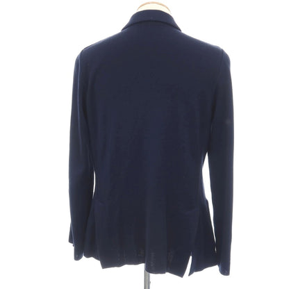【中古】ラルディーニ LARDINI コットン ダブル6B ニットジャケット ネイビー【サイズS】【 状態ランクC 】【 メンズ 】