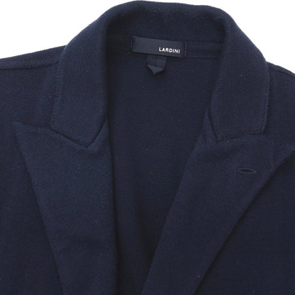 【中古】ラルディーニ LARDINI コットン ダブル6B ニットジャケット ネイビー【サイズS】【 状態ランクC 】【 メンズ 】