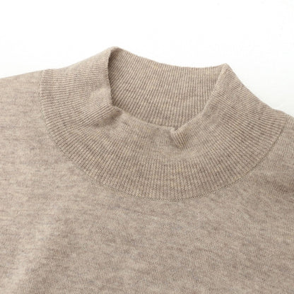【中古】ジョンスメドレー JOHN SMEDLEY ハイゲージ ウール モックネック プルオーバーニット ベージュ【サイズM】【 状態ランクB 】【 メンズ 】