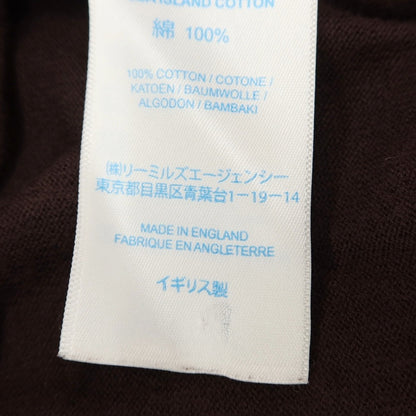 【中古】ジョンスメドレー JOHN SMEDLEY ハイゲージ シーアイランドコットン 半袖 ポロニット ブラウン【サイズM】【 状態ランクB 】【 メンズ 】