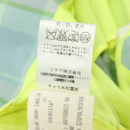 【中古】ガブリエレ パジーニ Gabriele Pasini コットン チェック 3B カジュアルジャケット ブルー系【サイズ48】【 状態ランクC 】【 メンズ 】