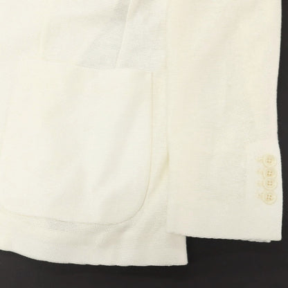 【中古】チルコロ1901 CIRCOLO 1901 リネン 2B カジュアルジャケット ホワイト【サイズ50】【 状態ランクB 】【 メンズ 】