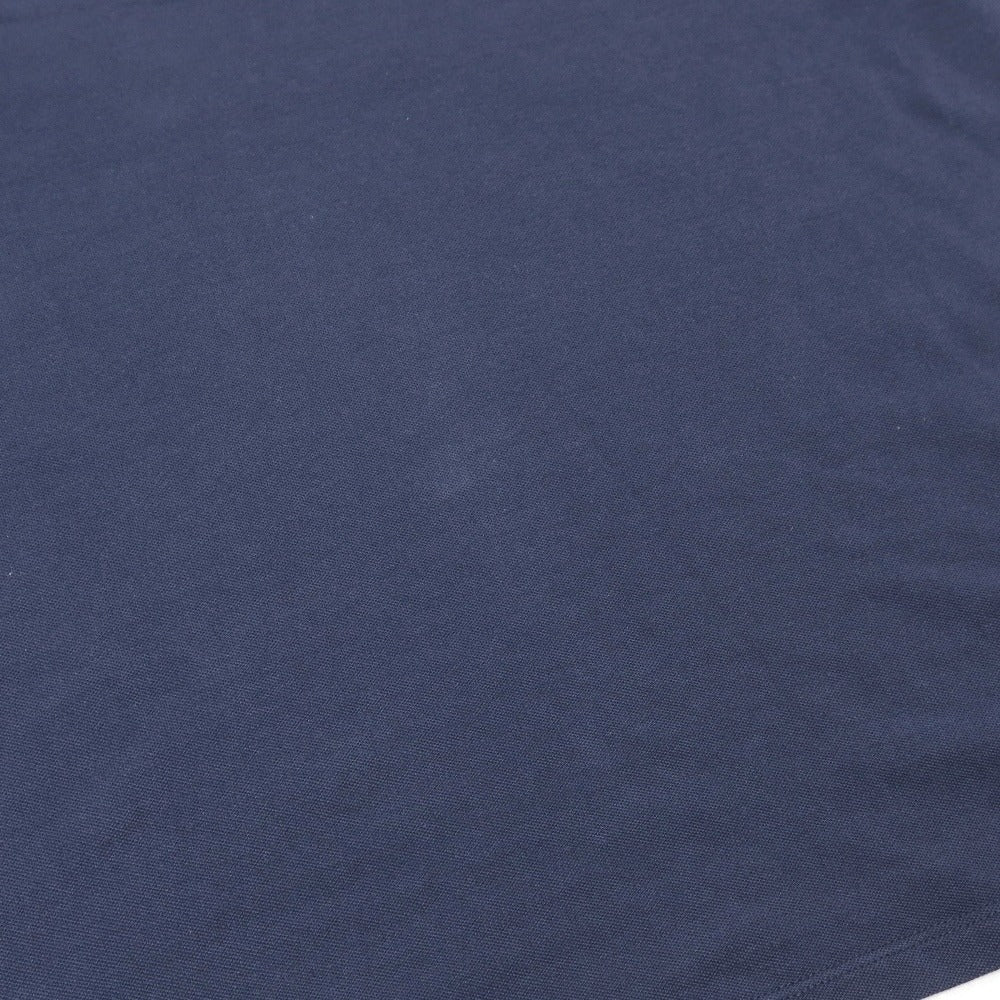 【中古】アルマーニ ジーンズ ARMANI JEANS 鹿の子調 ストレッチ コットン 半袖ポロシャツ ネイビー【サイズXL】【 状態ランクC 】【 メンズ 】