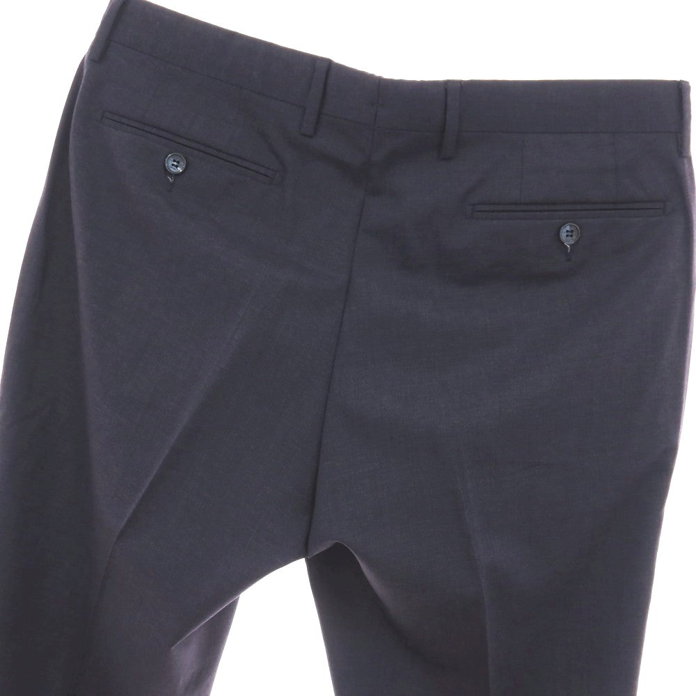 【中古】ジェルマーノ GERMANO BEAMS F別注 ストレッチ ウール ドレススラックスパンツ ネイビー【サイズ50】【 状態ランクB 】【 メンズ 】