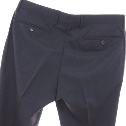 【中古】ジェルマーノ GERMANO BEAMS F別注 ストレッチ ウール ドレススラックスパンツ ネイビー【サイズ50】【 状態ランクB 】【 メンズ 】