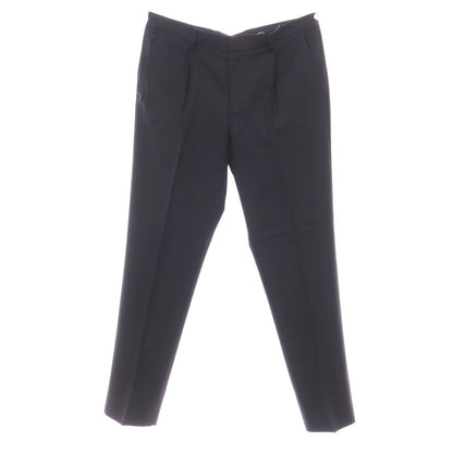【中古】エンポリオ アルマーニ EMPORIO ARMANI ウール グレンチェック ドレススラックスパンツ ダークネイビー【サイズ50】【 状態ランクB 】【 メンズ 】