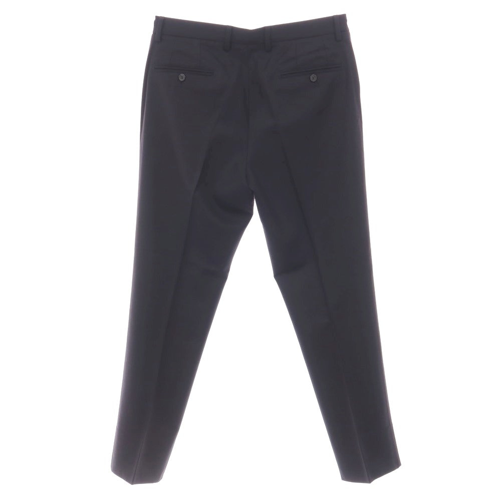 【中古】エンポリオ アルマーニ EMPORIO ARMANI ウール グレンチェック ドレススラックスパンツ ダークネイビー【サイズ50】【 状態ランクB 】【 メンズ 】
