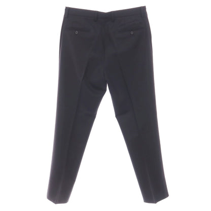 【中古】エンポリオ アルマーニ EMPORIO ARMANI ウール グレンチェック ドレススラックスパンツ ダークネイビー【サイズ50】【 状態ランクB 】【 メンズ 】