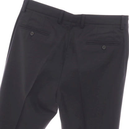 【中古】エンポリオ アルマーニ EMPORIO ARMANI ウール グレンチェック ドレススラックスパンツ ダークネイビー【サイズ50】【 状態ランクB 】【 メンズ 】