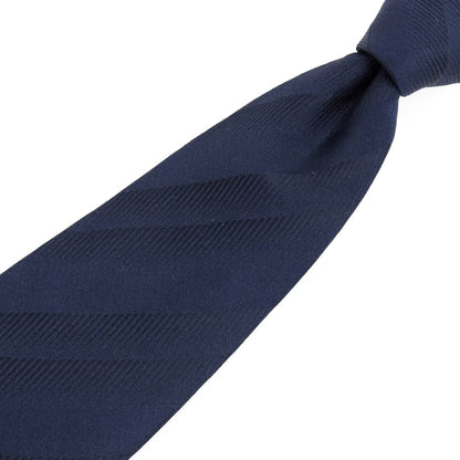 【中古】ジョルジオアルマーニ GIORGIO ARMANI シルク ストライプ柄ネクタイ ネイビー【 状態ランクC 】【 メンズ 】