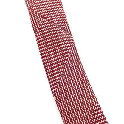 【中古】ジョルジオアルマーニ GIORGIO ARMANI シルク ネクタイ レッドxホワイト【 状態ランクC 】【 メンズ 】