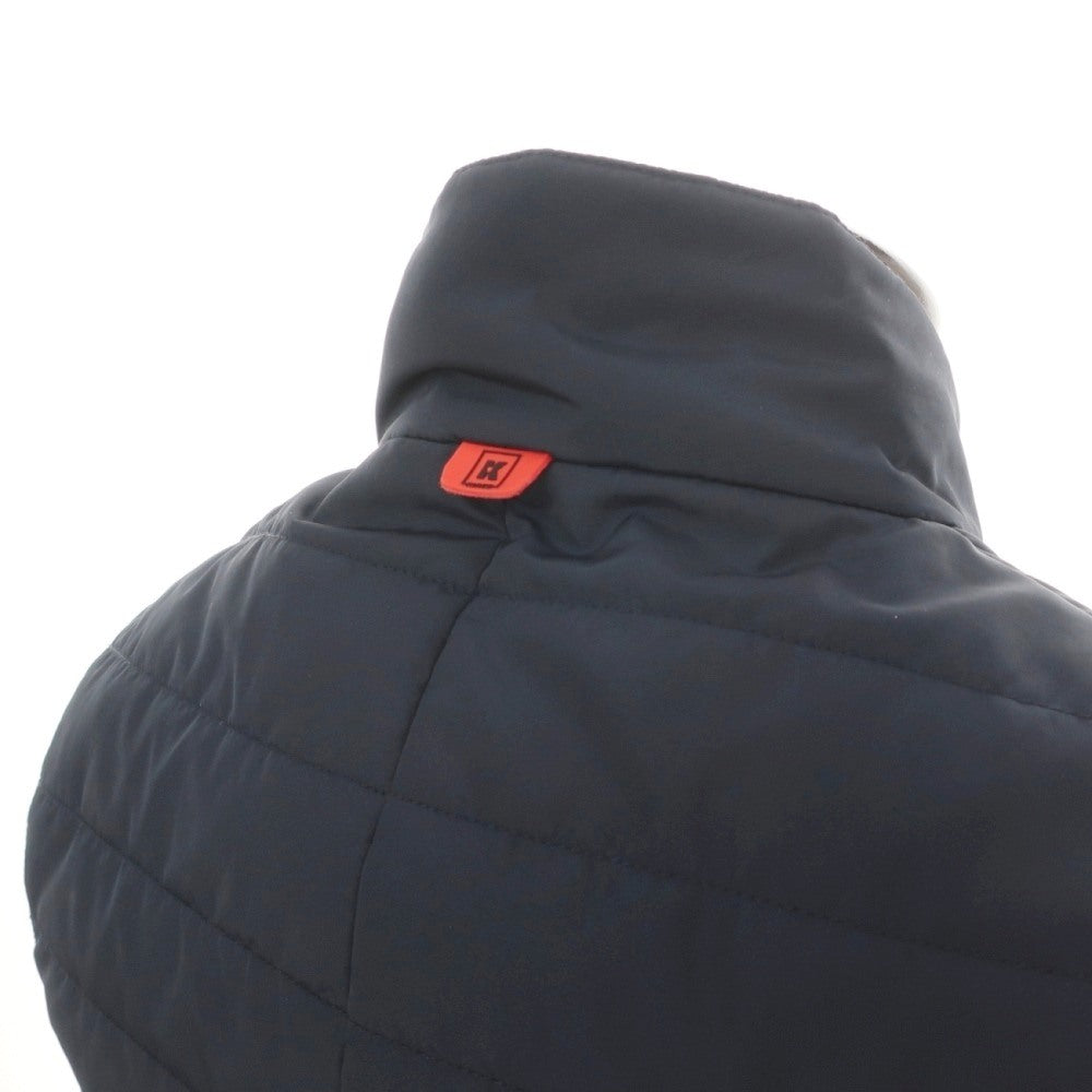 【中古】キーレッド ケイレッド KIRED ポリエステル 中綿ベスト ジレ ネイビー【サイズ50】【 状態ランクB 】【 メンズ 】