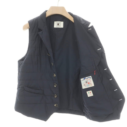 【中古】キーレッド ケイレッド KIRED ポリエステル 中綿ベスト ジレ ネイビー【サイズ50】【 状態ランクB 】【 メンズ 】