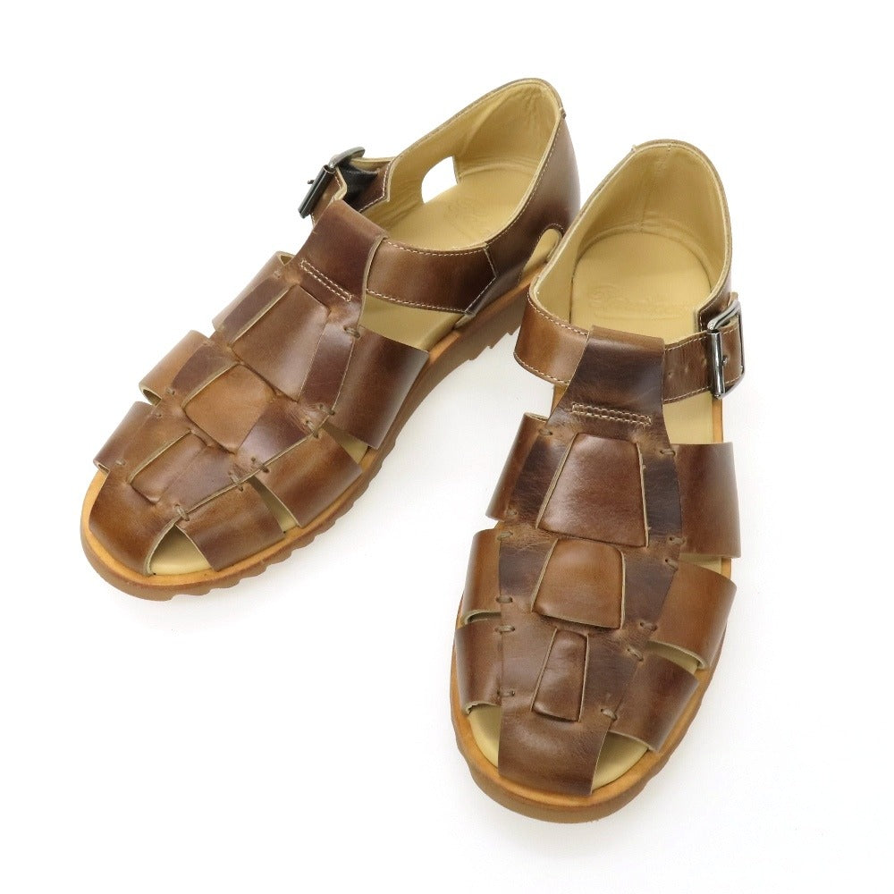 【中古】パラブーツ Paraboot PACIFIC レザー サンダル ブラウン【サイズ41】【 状態ランクA 】【 メンズ 】