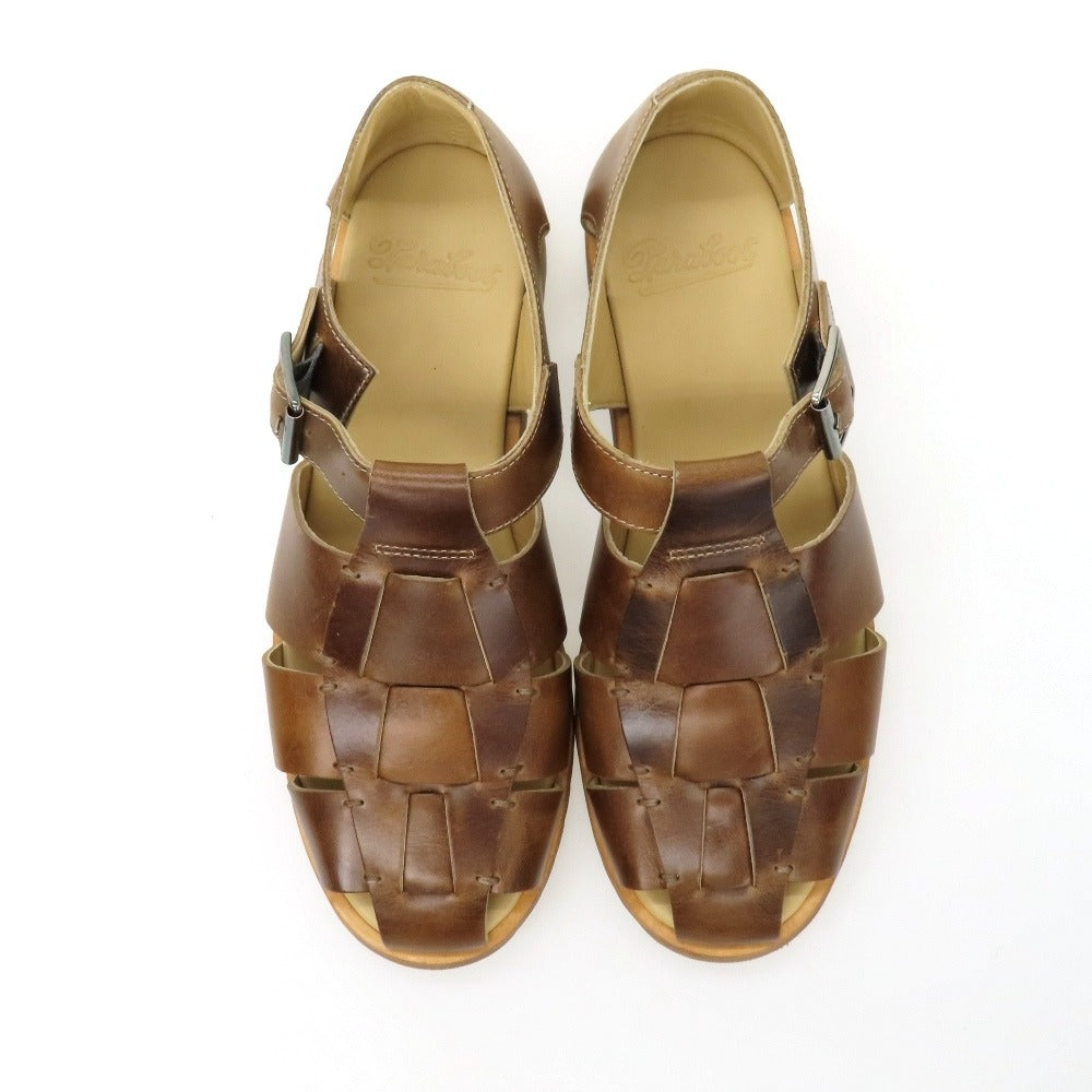 【中古】パラブーツ Paraboot PACIFIC レザー サンダル ブラウン【サイズ41】【 状態ランクA 】【 メンズ 】