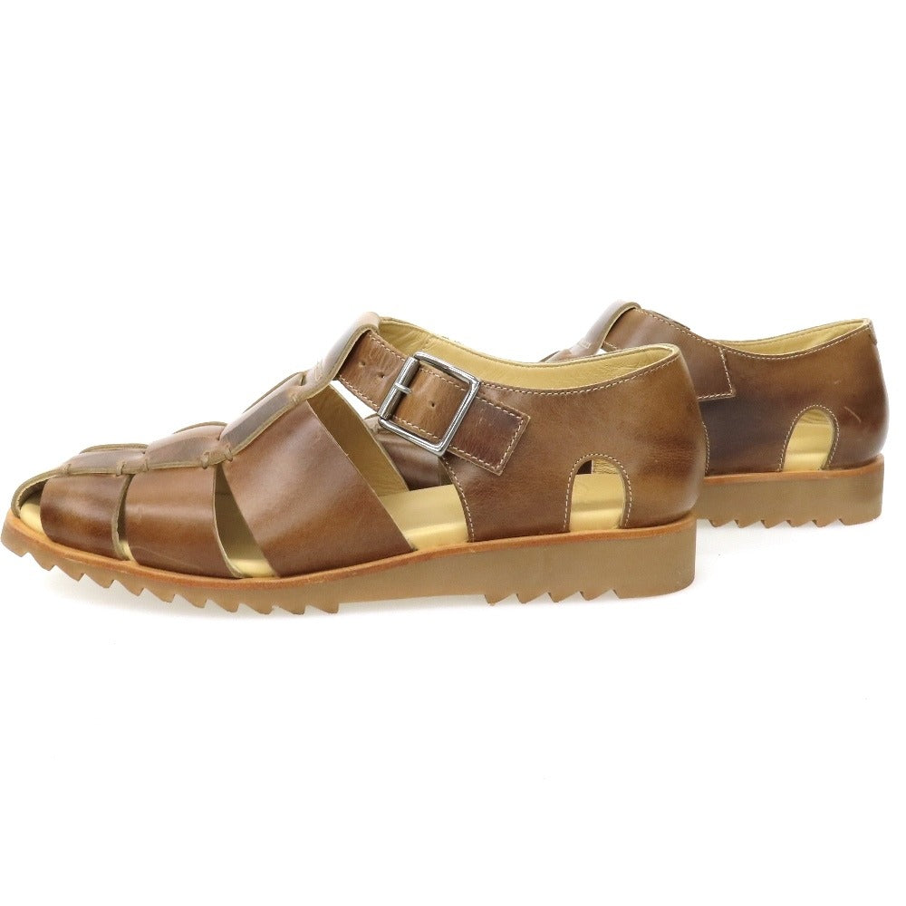 【中古】パラブーツ Paraboot PACIFIC レザー サンダル ブラウン【サイズ41】【 状態ランクA 】【 メンズ 】