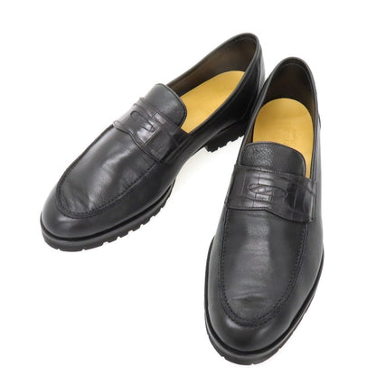 【中古】スピーゴラ SPIGOLA レザー ローファー ブラック【サイズ85】【 状態ランクA 】【 メンズ 】