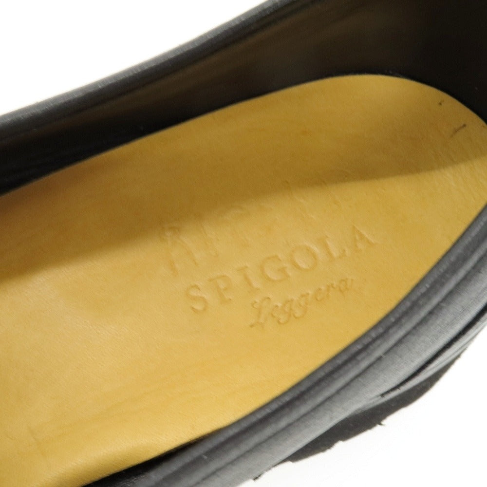 【中古】スピーゴラ SPIGOLA レザー ローファー ブラック【サイズ85】【 状態ランクA 】【 メンズ 】