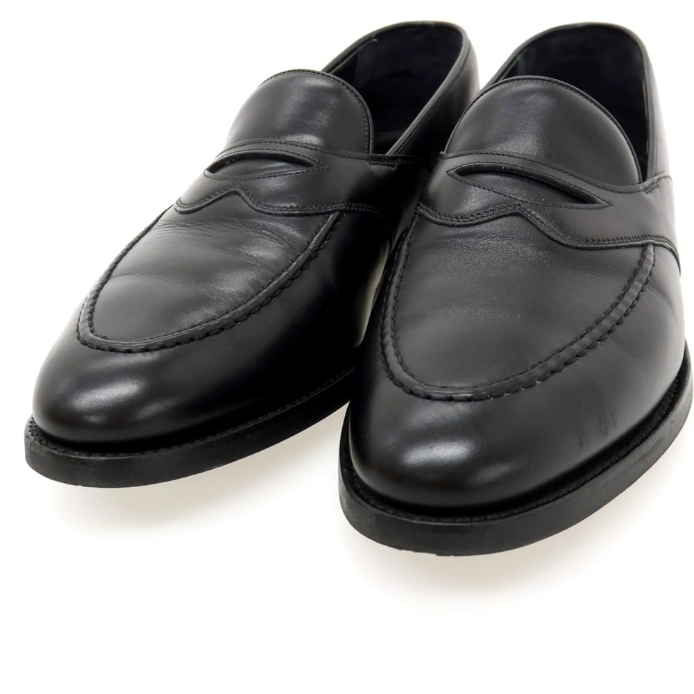 【中古】ロイドフットウェア Lloyd Footwear カーフ コインローファー ブラック【サイズ8 1/2 E】【 状態ランクB 】【 メンズ 】