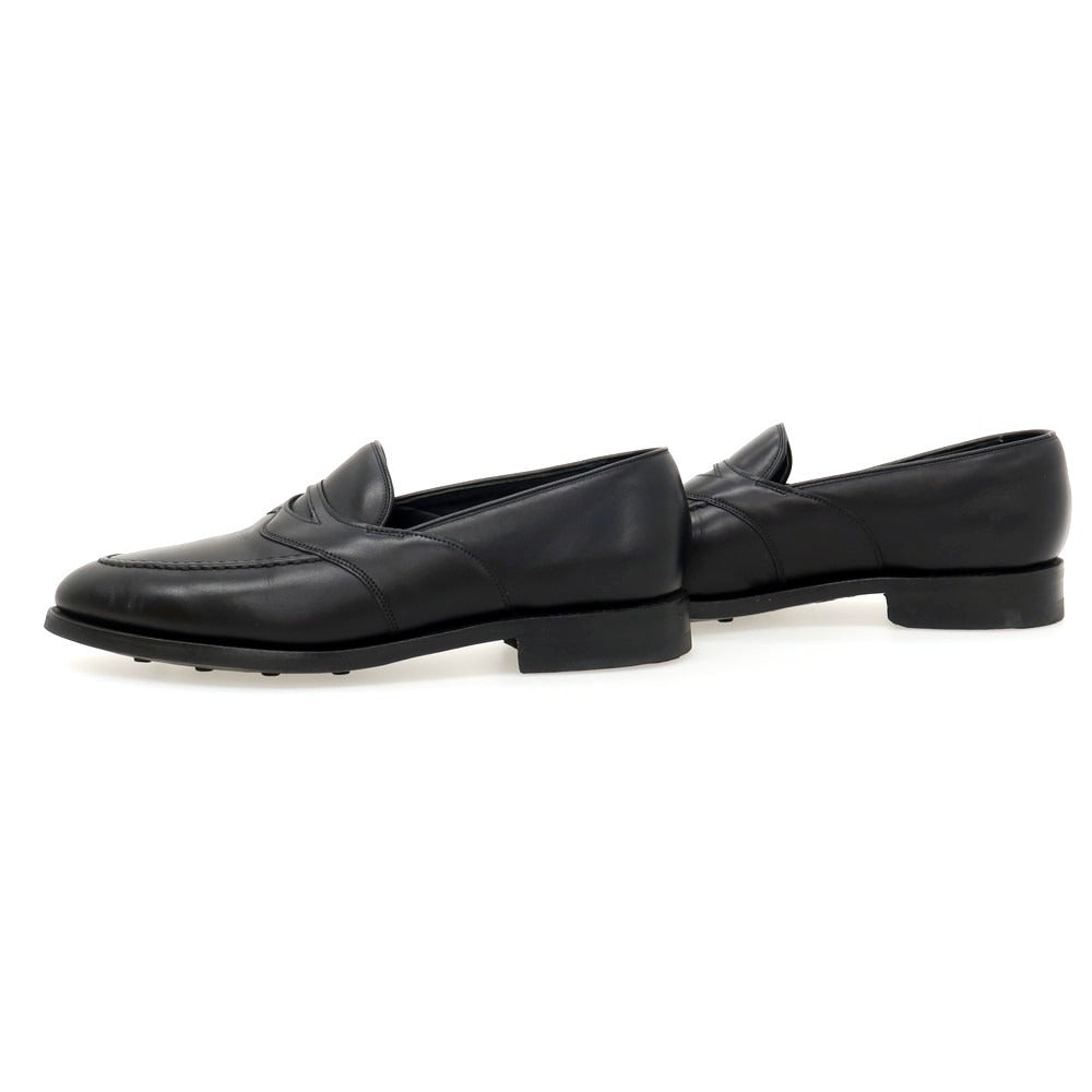 【中古】ロイドフットウェア Lloyd Footwear カーフ コインローファー ブラック【サイズ8 1/2 E】【 状態ランクB 】【 メンズ 】