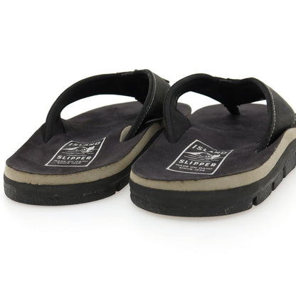 【中古】アイランドスリッパ ISLAND SLIPPER レザー系 サンダル ブラック【サイズ10】【 状態ランクC 】【 メンズ 】