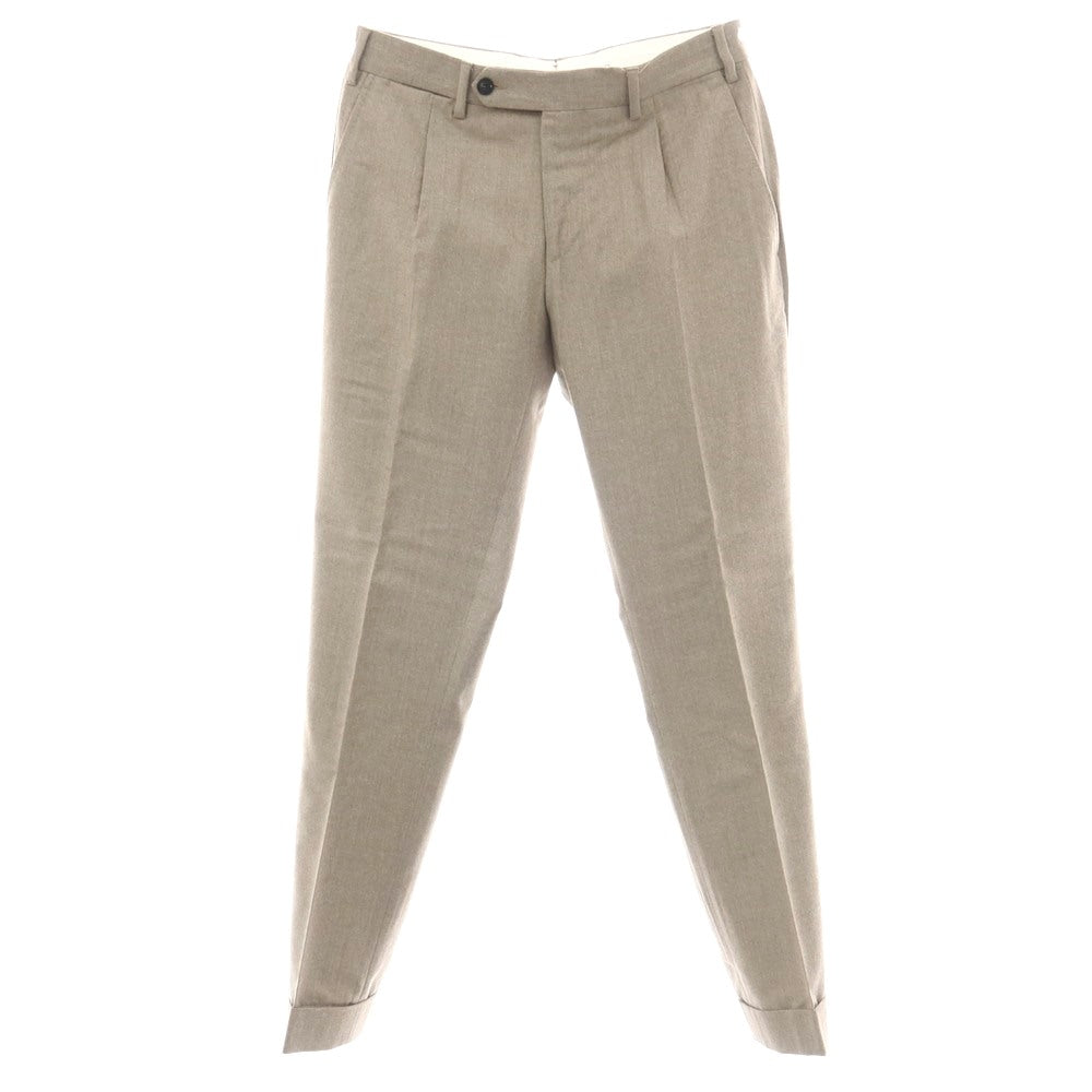 【中古】ジェルマーノ GERMANO ウール TOKYO FIT ドレススラックスパンツ グレージュ【サイズ44】【 状態ランクA 】【 メンズ 】
