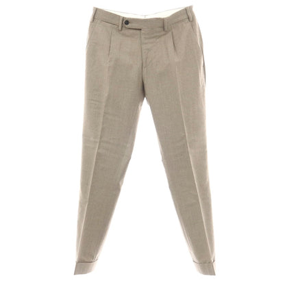 【中古】ジェルマーノ GERMANO ウール TOKYO FIT ドレススラックスパンツ グレージュ【サイズ44】【 状態ランクA 】【 メンズ 】